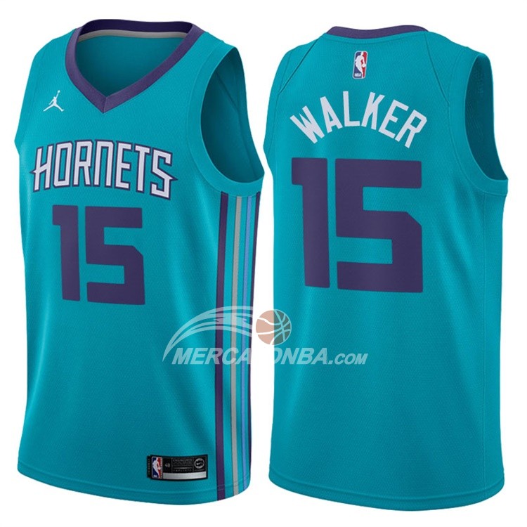 Maglia NBA Kemba Walker Charlotte Hornets Icon 2017-18 Verde